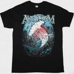 ALESTORM TOUR MMXII NEW BLACK T-SHIRT