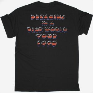 JOE STARIANI DREAMING IN A BLUE WORLD TOUR  NEW BLACK T-SHIRT
