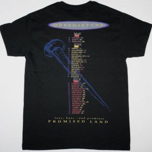 QUEENSRYCHE PROMISED LAND TOUR NEW BLACK T-SHIRT