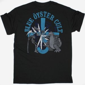 BLUE ÖYSTER CULT GODZILLA NEW BLACK T SHIRT