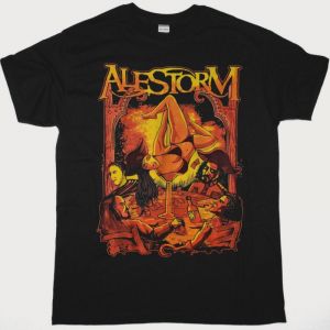 ALESTORM SURRENDER THE BOOTY NEW BLACK T-SHIRT