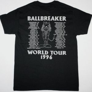 AC DC BALLBREAKER TOUR 1996 AC/DC NEW BLACK T-SHIRT