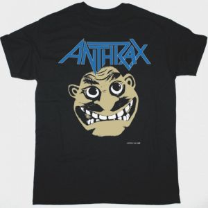 ANTHRAX NOT MAN 1988 TOUR NEW BLACK T-SHIRT