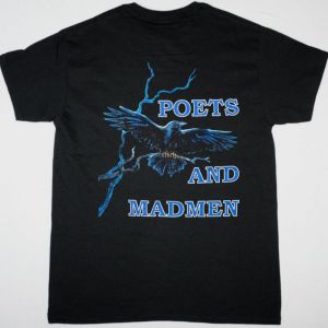SAVATAGE POETS AND MADMEN NEW BLACK T-SHIRT
