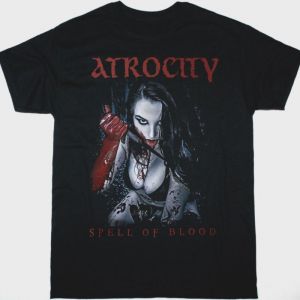 ATROCITY SPELL OF BLOOD NEW BLACK T SHIRT