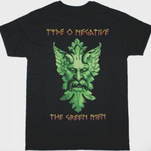 TYPE O NEGATIVE THE GREEN MAN NEW BLACK T-SHIRT