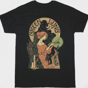 GREEN LUNG OCEANS OF TIME NEW BLACK T-SHIRT