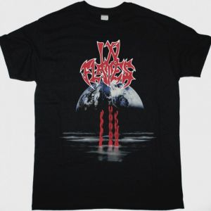 IN FLAMES LUNAR STRAIN NEW BLACK T-SHIRT