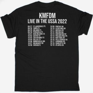 KMFDM HYENA TOUR NEW BLACK T SHIRT