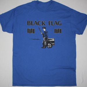 BLACK FLAG DO EXACTLY AS YOU'RE TOLD NEW BLUE T SHIRT