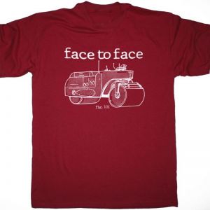 FACE TO FACE OVER IT 1994 TOUR NEW BLACK T SHIRT