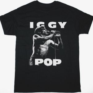 IGGY POP WILD ONE TOUR NEW BLACK T-SHIRT
