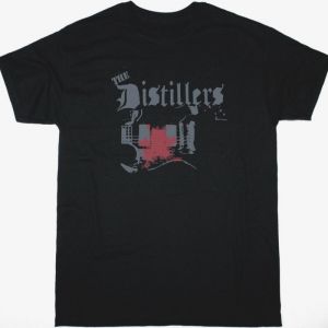 THE DISTILLERS ‎CORAL FANG NEW BLACK T SHIRT
