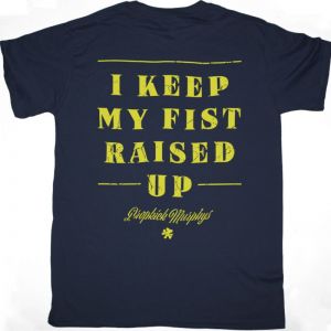 DROPKICK MURPHYS FIST UP NEW NAVY T SHIRT