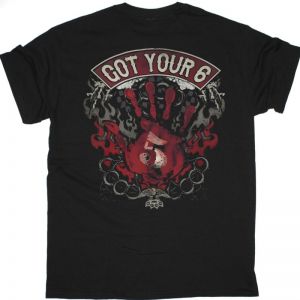 FIVE FINGER DEATH PUNCH BIKER SKULLY NEW BLACK T-SHIRT