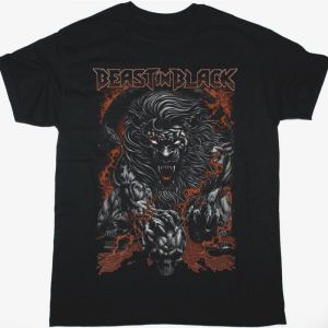 BEAST IN BLACK BEAST OUT OF HELL NEW BLACK T-SHIRT