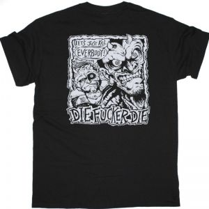 WHITE ZOMBIE DIE FUCKER DIE SHIRT NEW BLACK T SHIRT