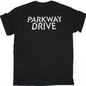 PARKWAY DRIVE SMOKE SKULL NEW BLACK T-SHIRT
