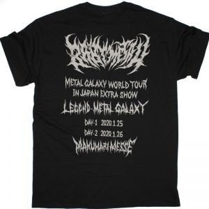 BABYMETAL GALAXY DEATH WARRIORS NEW BLACK T-SHIRT