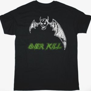 OVERKILL POWER IN BLACK NEW BLACK T SHIRT