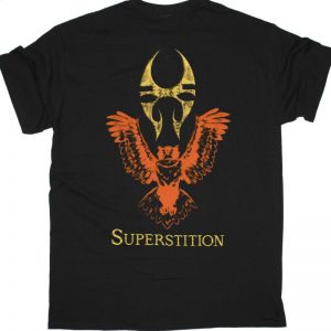 SOULFLY SUPERSTITION NEW BLACK T SHIRT