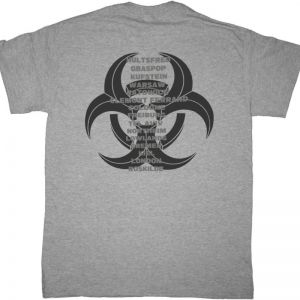 BIOHAZARD STATE OF THE NEW WORLD ADRESS TOUR NEW SPORTS GREY T-SHIRT