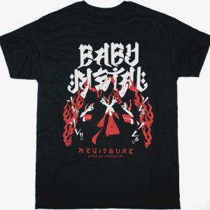 BABYMETAL MEGITSUNE NEW BLACK T-SHIRT