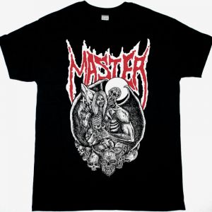 MASTER ENGULFED IN PARANOIA NEW BLACK T SHIRT