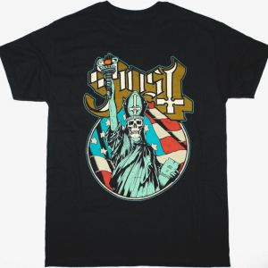 GHOST ANOTHER 31 DATES OF DOOM NORTH AMERICAN 2012 TOUR NEW BLACK T-SHIRT