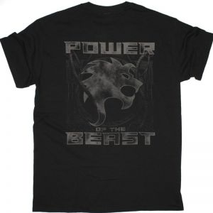 BEAST IN BLACK POWER OF THE BEAST NEW BLACK T-SHIRT