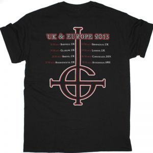 GHOST INFESTISSUMAN UK & EUROPE 2013 TOUR NEW BLACK T-SHIRT