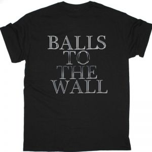 ACCEPT EAGLE BALLS TO THE WALL NEW BLACK T-SHIRT