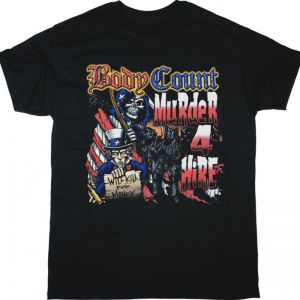 BODY COUNT MURDER 4 HIRE 2006 TOUR NEW BLACK T-SHIRT