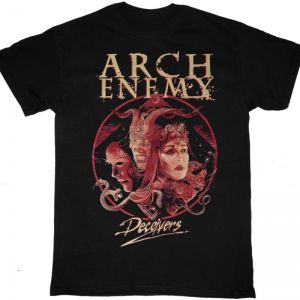 ARCH ENEMY DECEIVERS TOUR 2023 NEW BLACK T-SHIRT