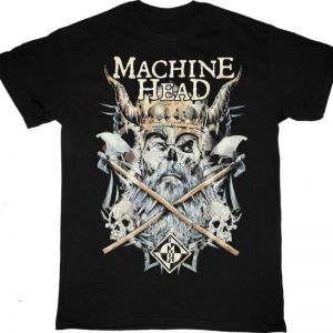 MACHINE HEAD HEAVY LIES THE CROWN NEW BLACK T-SHIRT