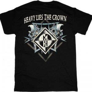 MACHINE HEAD HEAVY LIES THE CROWN NEW BLACK T-SHIRT