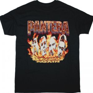 PANTERA BORN AGAIN WITH SNAKE EYES NEW BLACK T-SHIRT