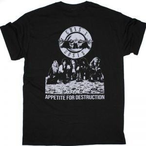 GUNS N ROSES APPETITE FOR DESTRUCTION SHIRT NEW BLACK T-SHIRT