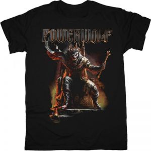 POWERWOLF WAKE UP THE WICKED NEW BLACK T-SHIRT
