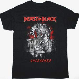 BEAST IN BLACK UNLEASHED NEW BLACK T-SHIRT