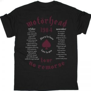 MOTORHEAD NO REMORSE NEW BLACK T-SHIRT