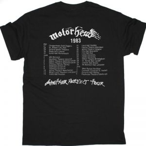 MOTORHEAD ANOTHER PERFECT TOUR NEW BLACK T-SHIRT