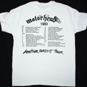 MOTORHEAD NO REMORSE NEW WHITE T-SHIRT