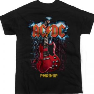 AC DC ANGUS GIBSON PWR UP TOUR AC/DC NEW BLACK T-SHIRT
