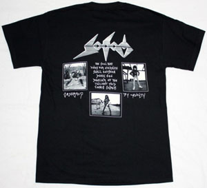 SODOM OBSESSED BY CRUELTY'86  NEW BLACK T-SHIRT