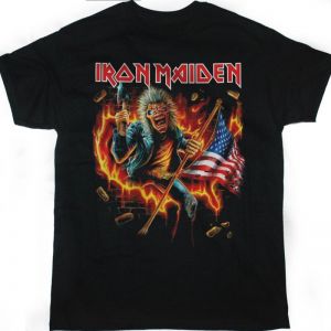 IRON MAIDEN RUN FOR YOUR LIVES 2026 TOUR USA NEW BLACK T-SHIRT