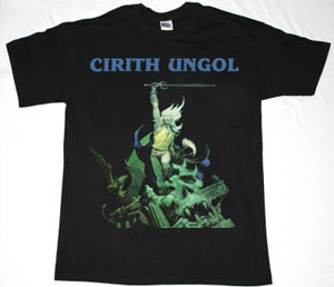 CIRITH UNGOL FROST AND FIRE 1980 NEW BLACK T-SHIRT