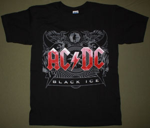 DC ICE AC/DC BLACK T-SHIRT - Best Rock T-shirts