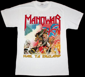 Manowar Hail to England NEW BLACK SHORT//LONG SLEEVE T-SHIRT