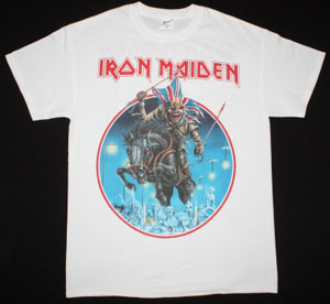 IRON MAIDEN MAIDEN ENGLAND TOUR 2014 NEW WHITE T-SHIRT - Best Rock